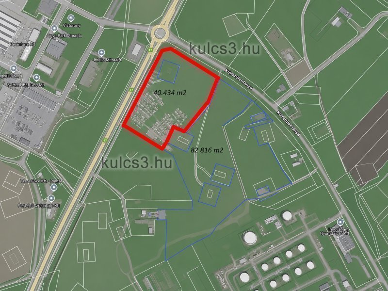Algyő Ipartelep a 47-es út mellett, 40434 nm - 0 m2 - 